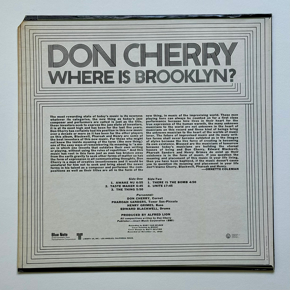 Don Cherry - Where is Brooklyn?