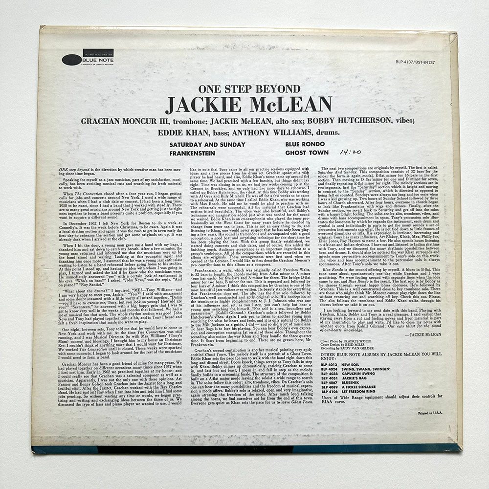 Jackie Mclean - One Step Beyond